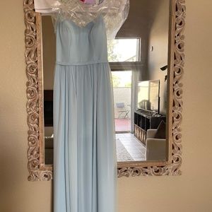 Baby Blue Bridesmaids Dress
